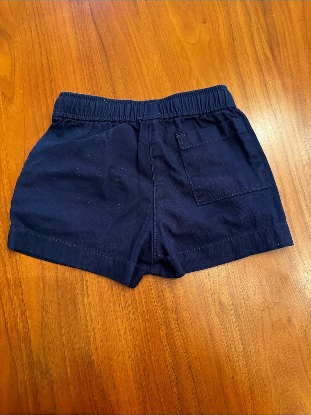 LOT! Crewcuts Kids 3 Pairs Elastic Waist Shorts Navy, Teal & White size 4